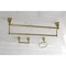 Kingston Brass 3Piece Bathroom Accessory Set, Brushed Brass BAK175348BB - alternate 2